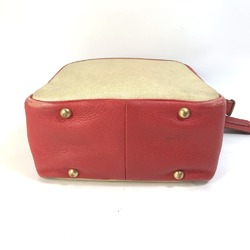 Hermes bag shawl Shoulder Bag Beige Red