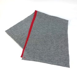 Hermes H logo Bicolor Scarf gray Red