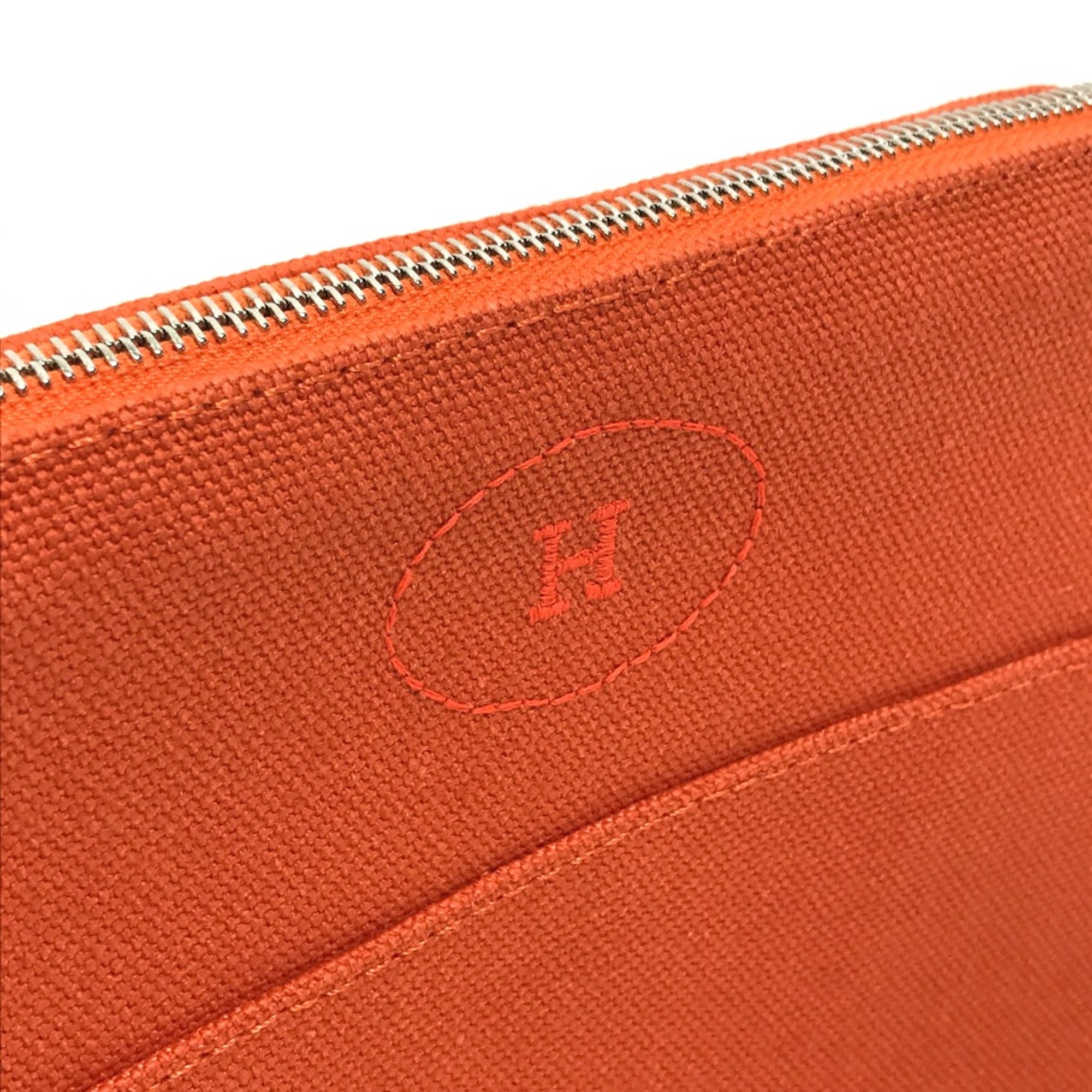 Hermes Makeup pouch Cosmetics Pouch Multi pouch Pouch Orange