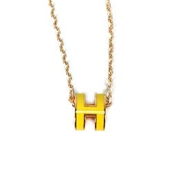 Hermes Accessories Pendant Necklace yellow Pink Gold