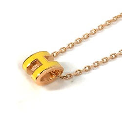 Hermes Accessories Pendant Necklace yellow Pink Gold