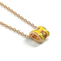 Hermes Accessories Pendant Necklace yellow Pink Gold