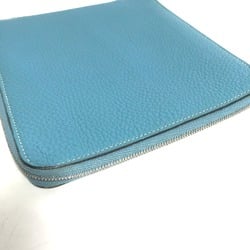 Hermes Zip Around Pouch blue