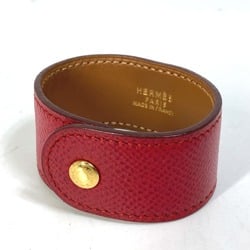 Hermes Bangle Accessories Bracelet Red Gold