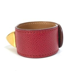 Hermes Bangle Accessories Bracelet Red Gold