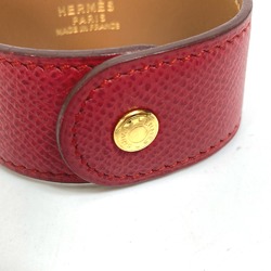 Hermes Bangle Accessories Bracelet Red Gold