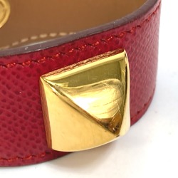 Hermes Bangle Accessories Bracelet Red Gold