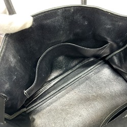 Hermes Tote Bag Hand Bag SVHardware Black SilverHardware