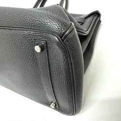 Hermes Tote Bag Hand Bag SVHardware Black SilverHardware