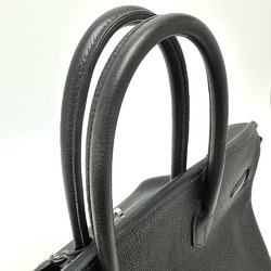 Hermes Tote Bag Hand Bag SVHardware Black SilverHardware