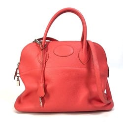 Hermes Shoulder Bag Crossbody 2WAY Hand Bag Rose Jaipur Red
