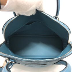 Hermes 2WAY bag Hand Bag Blue gene blue SilverHardware