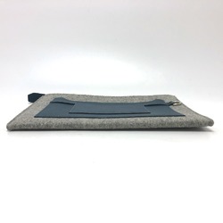 Hermes Bag Clutch bag gray SilverHardware