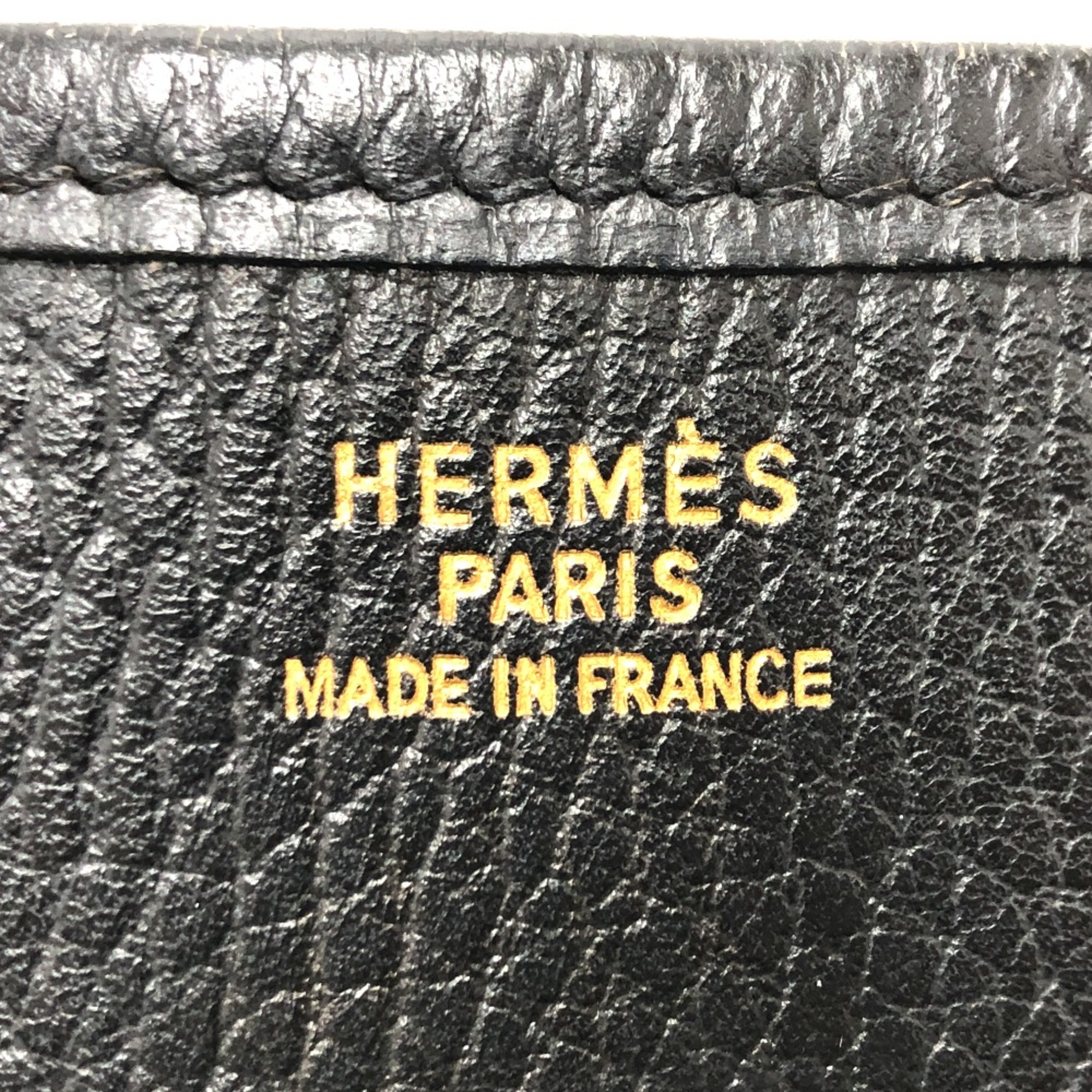 Hermes Shoulder Bag Black GoldHardware