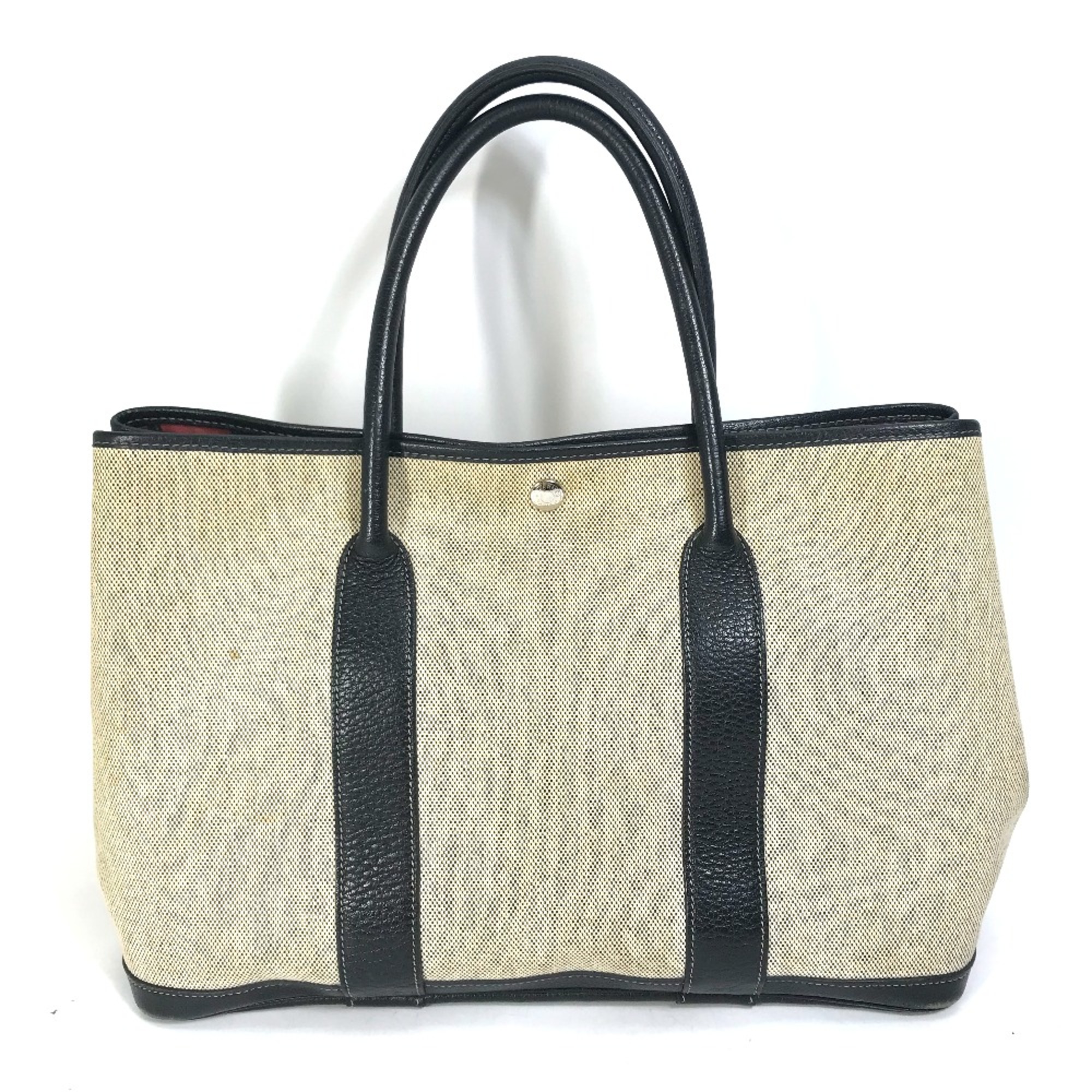 Hermes Shoulder Bag Limited Boldic pattern Tote Bag gray Black