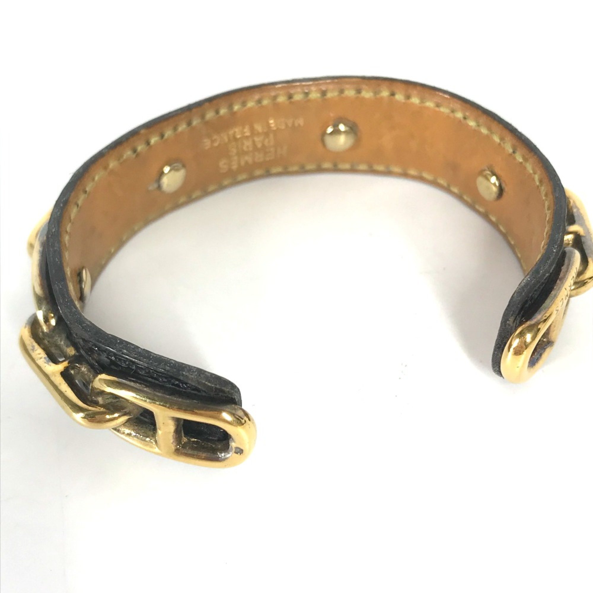 Hermes Accessories Bangle Black Gold