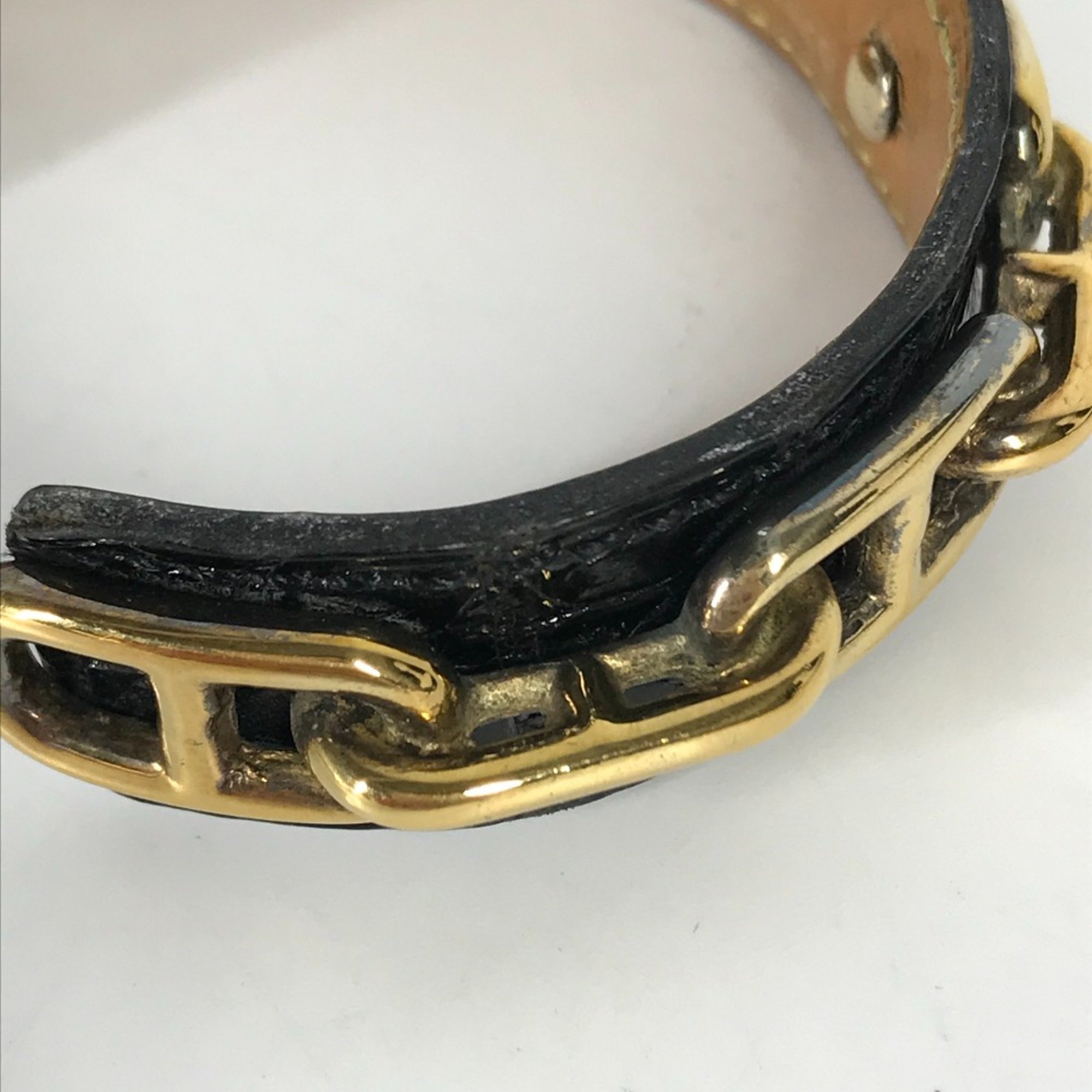 Hermes Accessories Bangle Black Gold