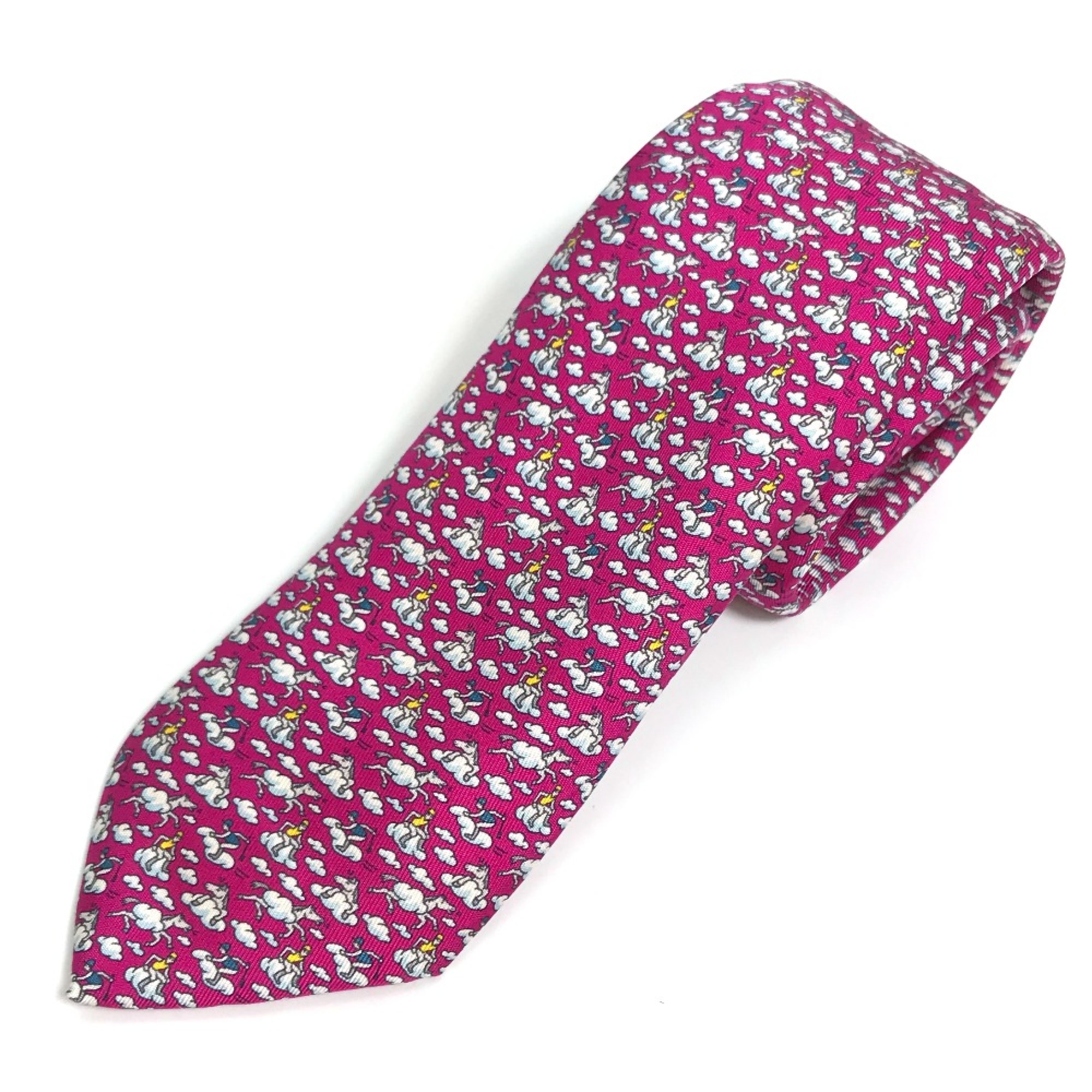 Hermes cloud hose Fashion Accessories Necktie Purple Based