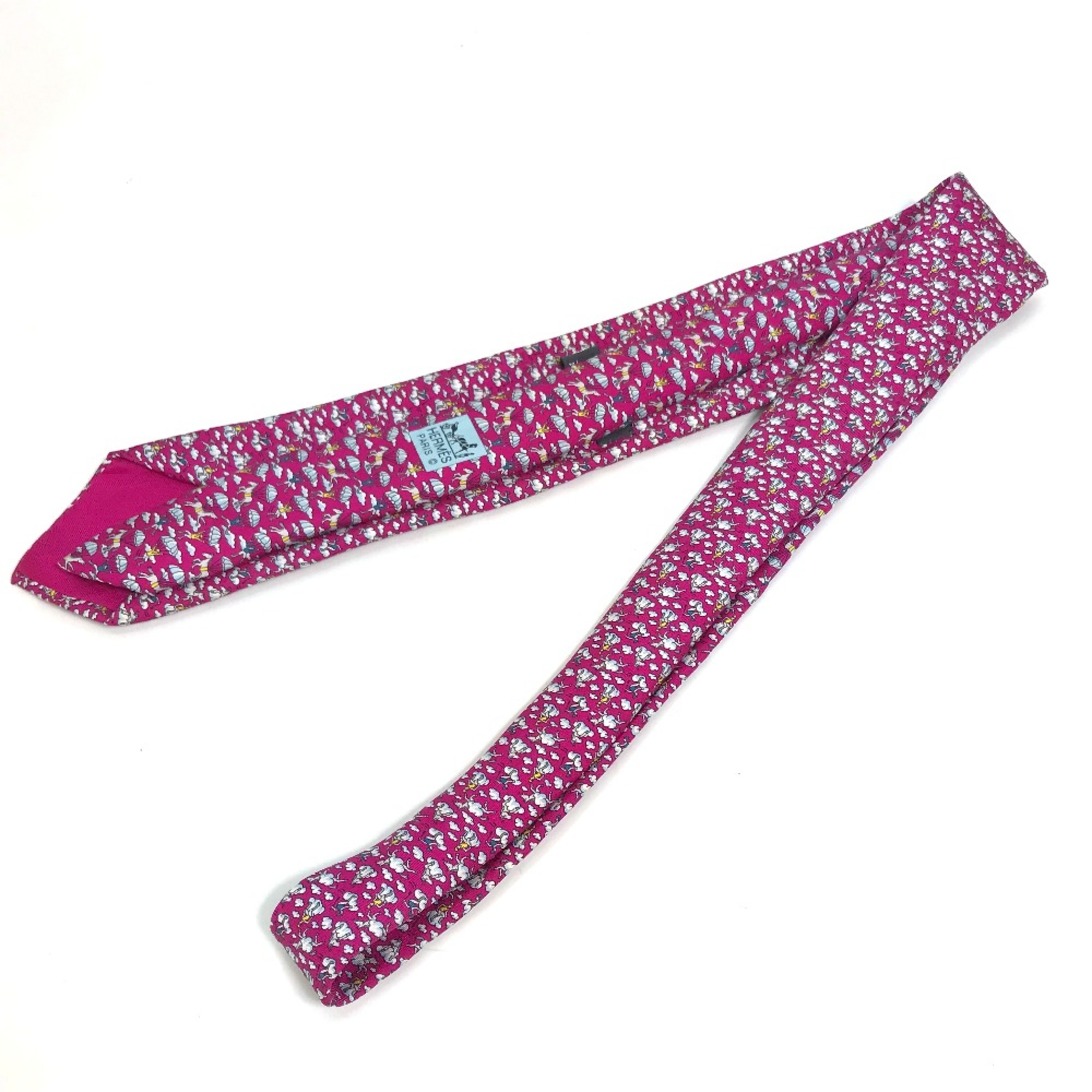 Hermes cloud hose Fashion Accessories Necktie Purple Based