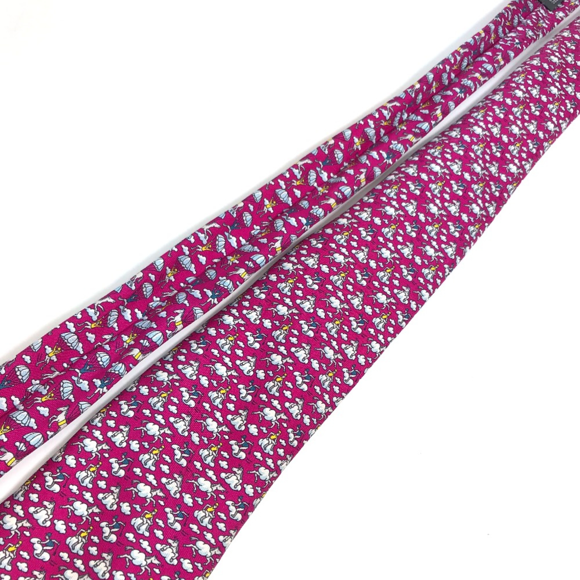 Hermes cloud hose Fashion Accessories Necktie Purple Based