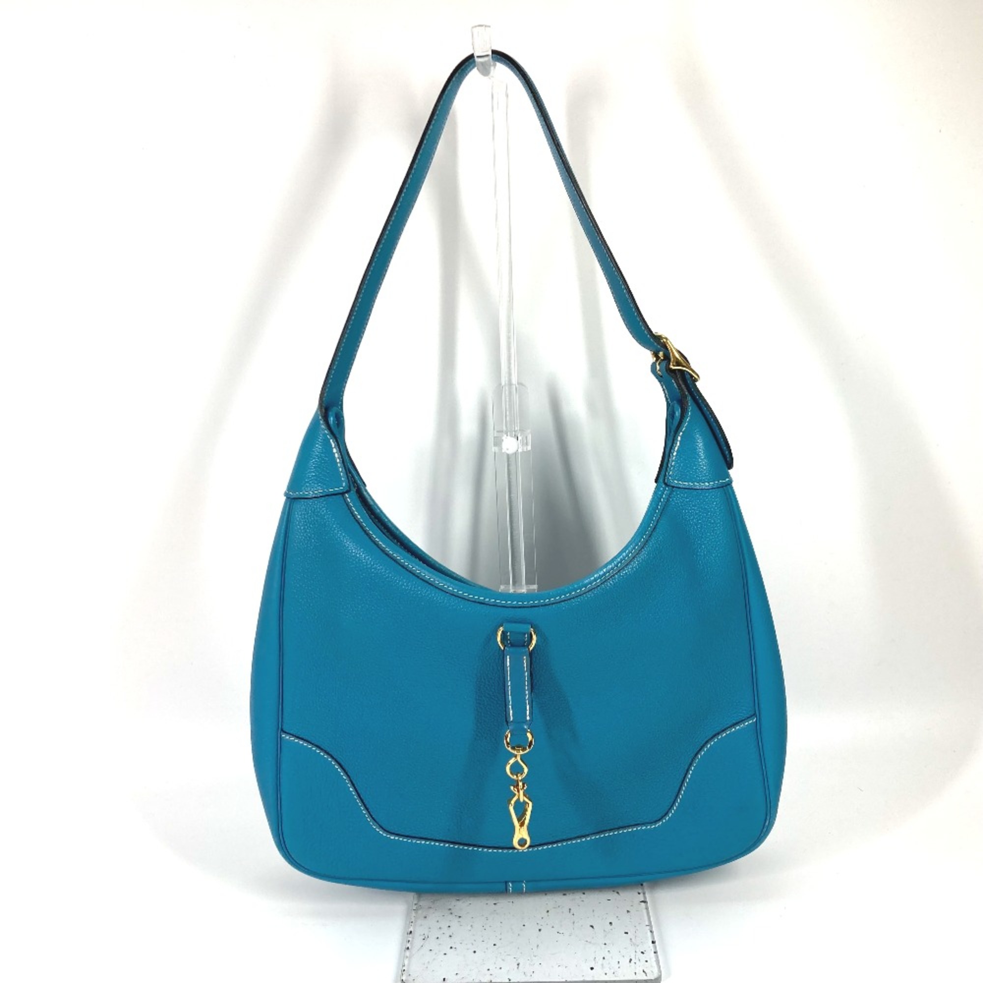 Hermes shoulder bag Shoulder Bag Blue gene blue GoldHardware