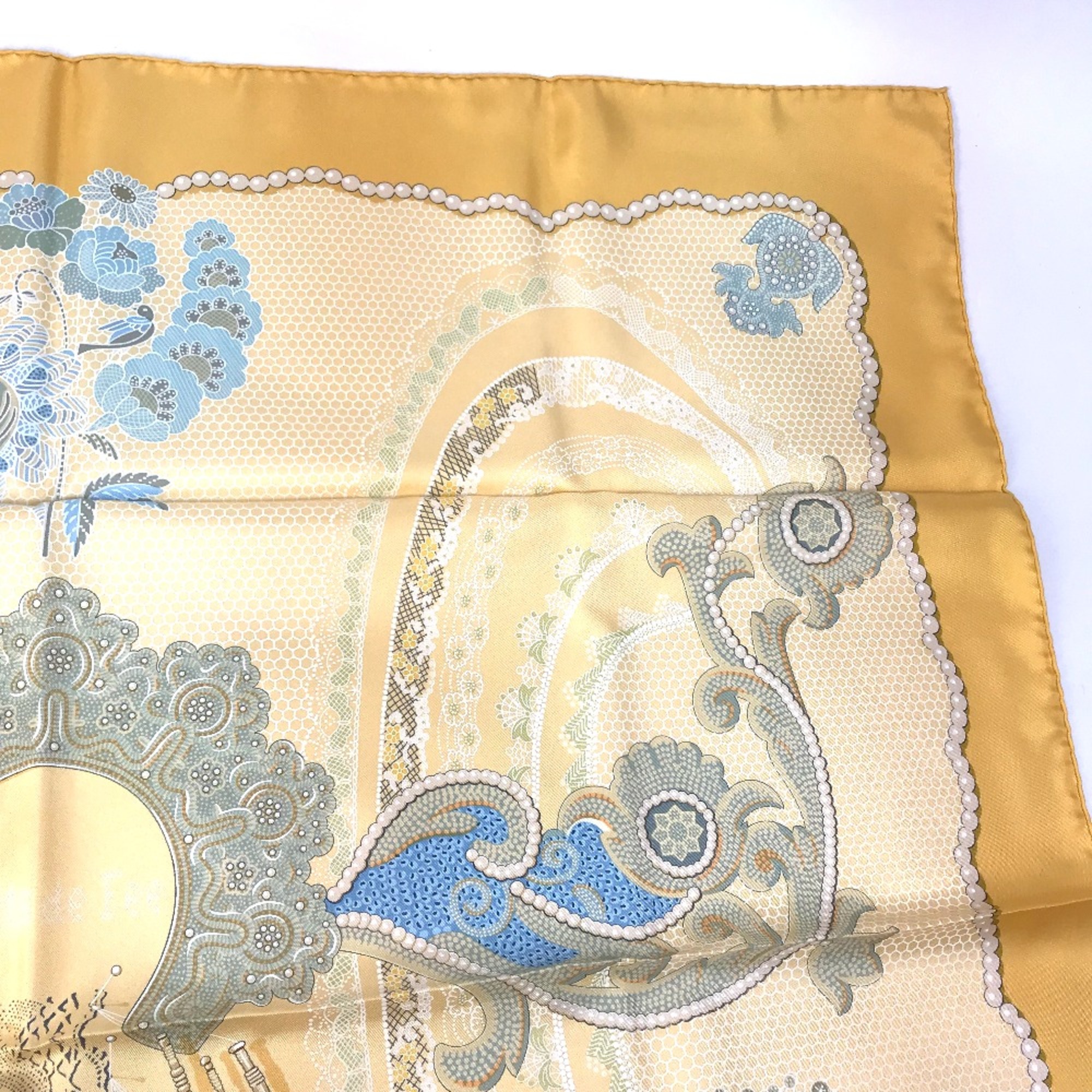 Hermes Carre90 Scarf yellow