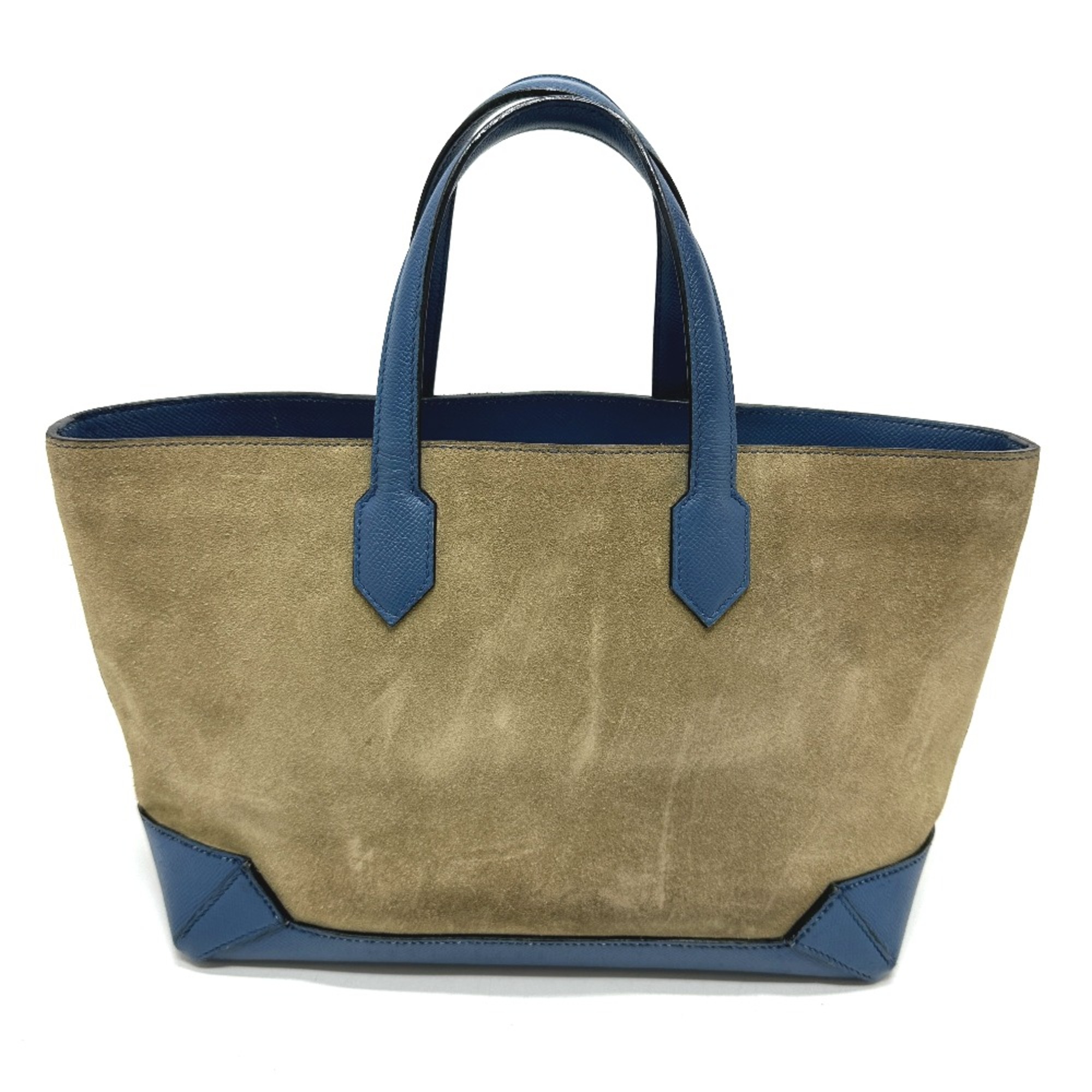 Hermes Hand Bag Tote Bag Griscaille x Blue Agate blue