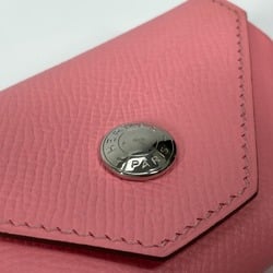 Hermes Wallet Coin Compartment coin purse Rose Confetti pink