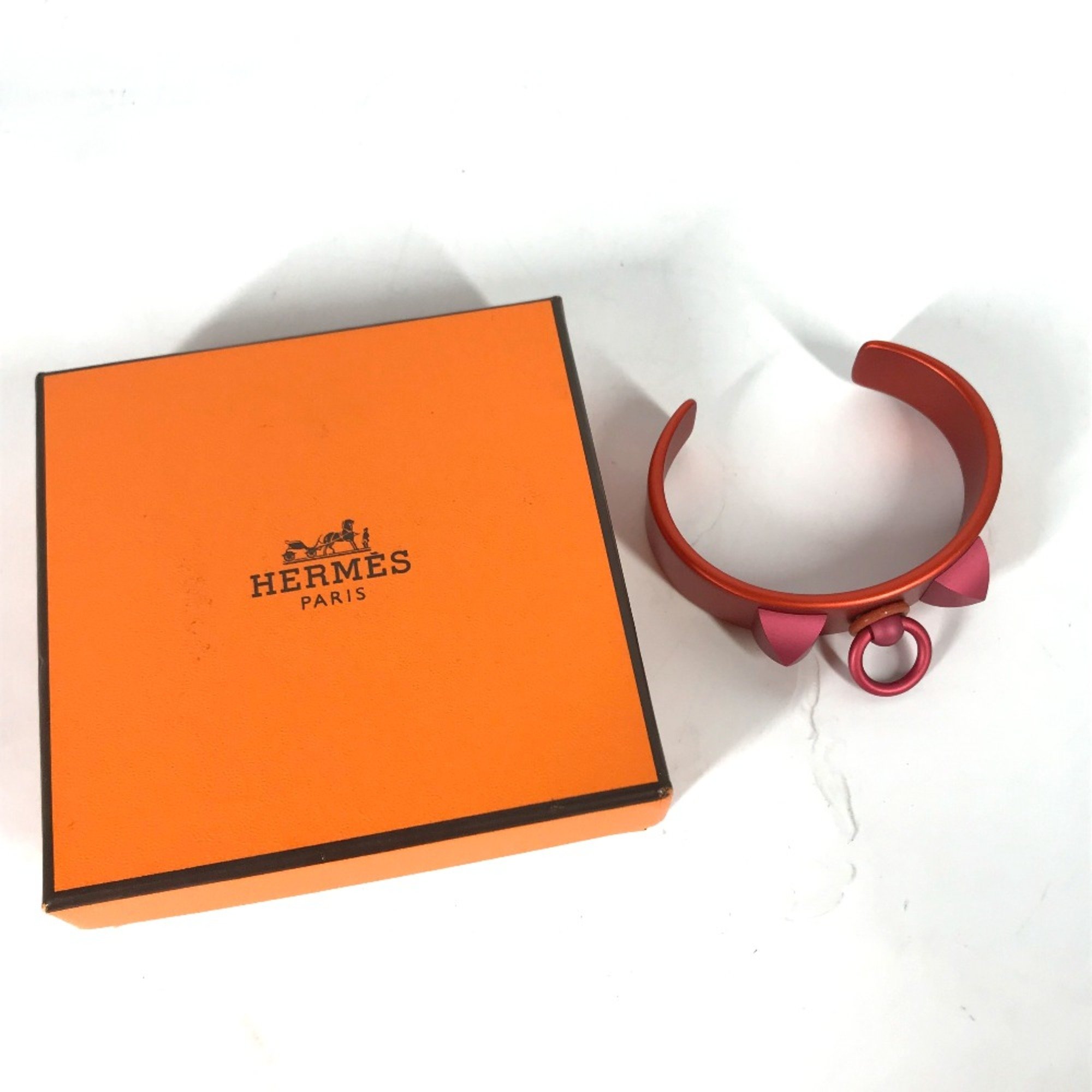 Hermes Cory Edssian Bracelet accessories Bangle Orange Based