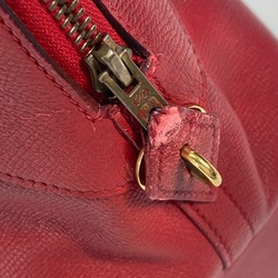 Hermes vintage Bag Box Hand Bag Red GoldHardware