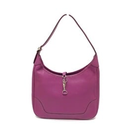 Hermes Shoulder Tote Bag Bag Shoulder Bag purple SilverHardware