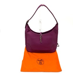 Hermes Shoulder Tote Bag Bag Shoulder Bag purple SilverHardware