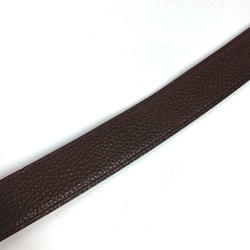 Hermes belt Black x Chocolate Black x Dark Brown SilverHardware