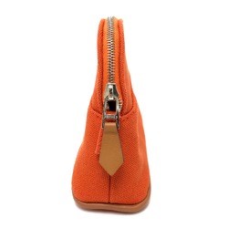 Hermes Multi pouch Pouch Orange SilverHardware