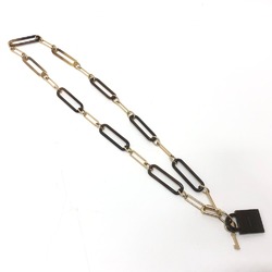 Hermes Accessories Necklace Brown GoldHardware