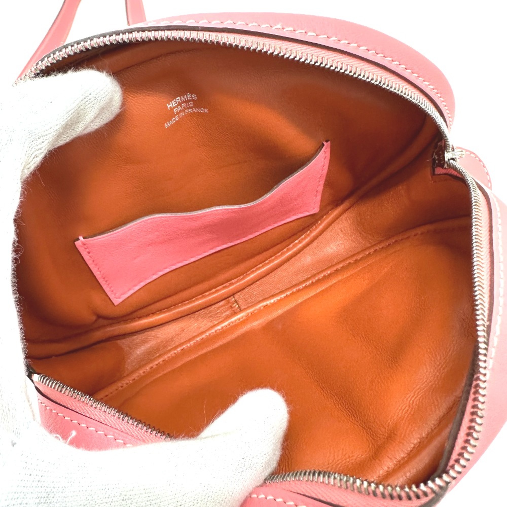 Hermes Verso bag Waist Pouch Rose Confetti pink SilverHardware