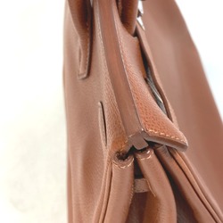 Hermes Turn lock Bag SV Hardware Hand Bag Noisette Brown SilverHardware