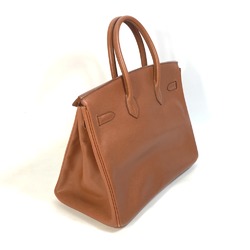 Hermes Turn lock Bag SV Hardware Hand Bag Noisette Brown SilverHardware