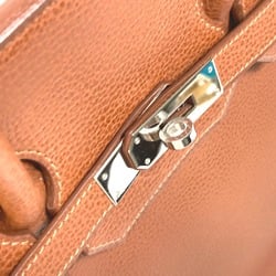 Hermes Turn lock Bag SV Hardware Hand Bag Noisette Brown SilverHardware