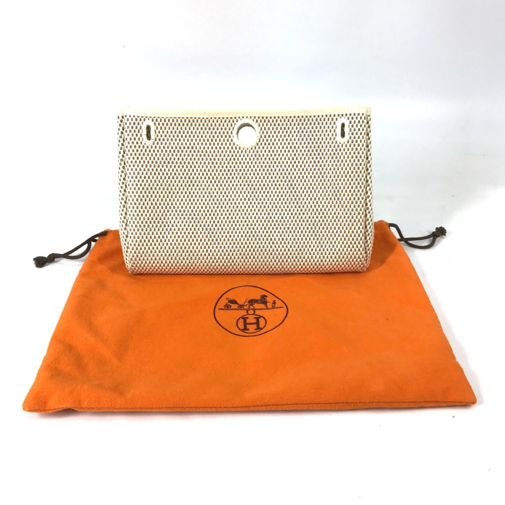 Hermes For Herbag Herbag mini Clutch bag Pouch Beige