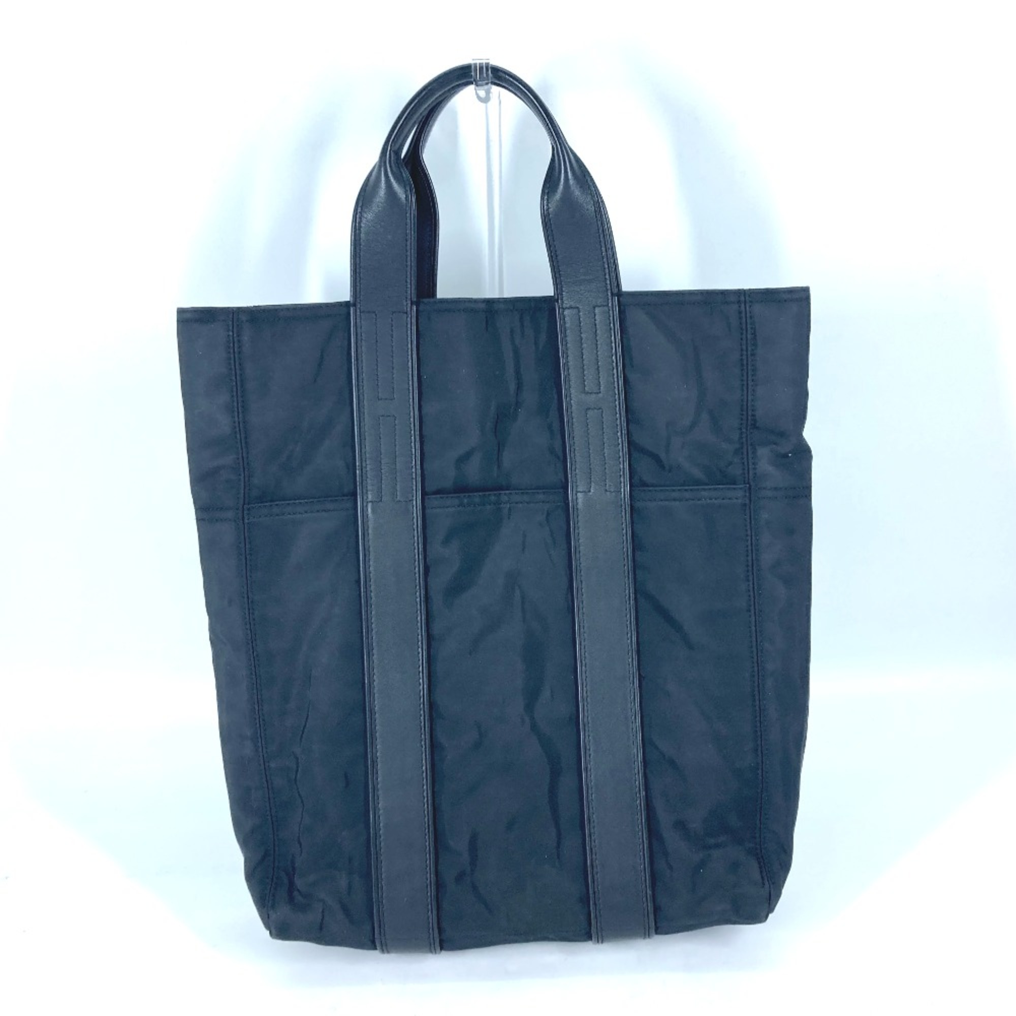 Hermes Vertical Shoulder Bag Tote Bag Black