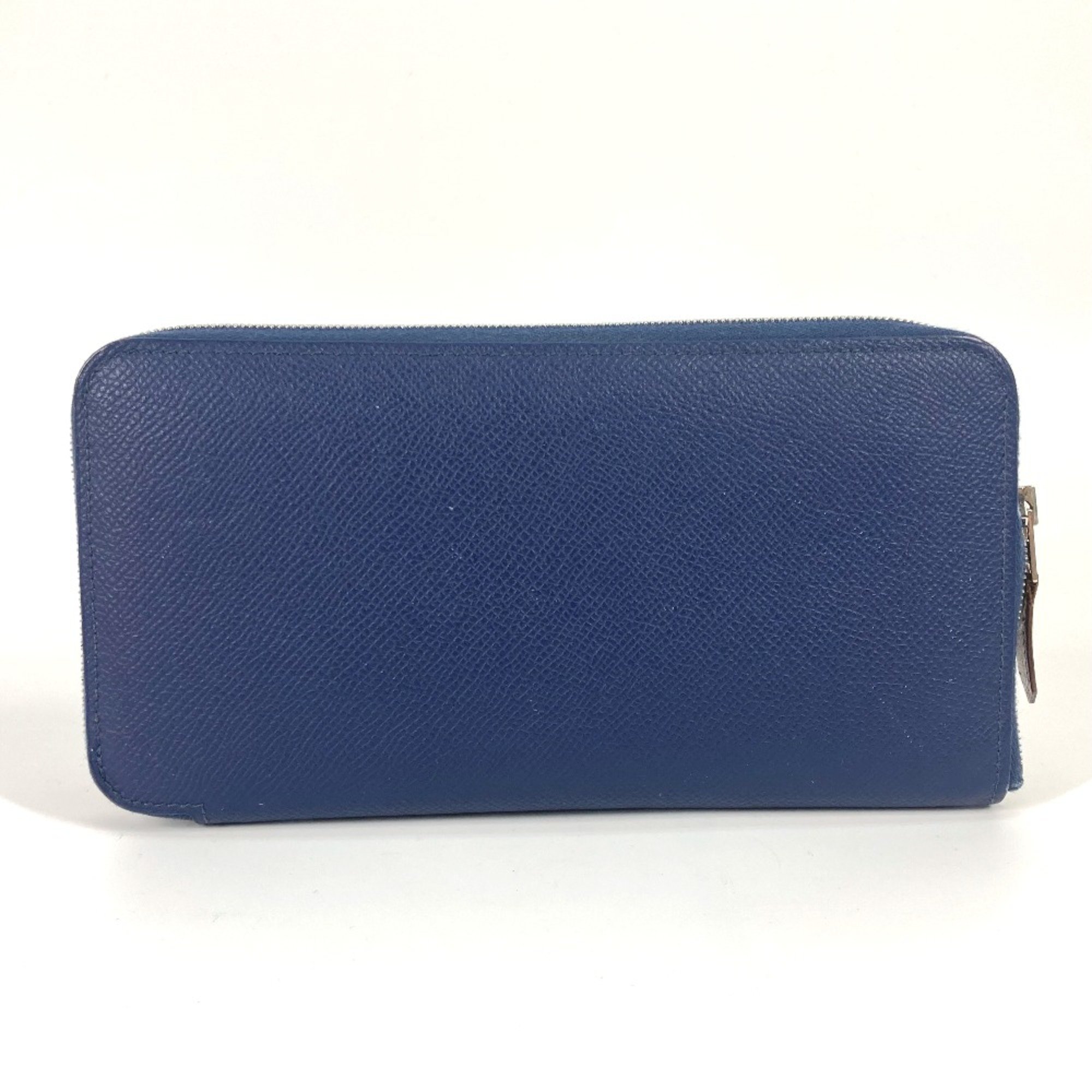 Hermes Long wallet Zip Around Long Wallet Navy