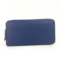 Hermes Long wallet Zip Around Long Wallet Navy