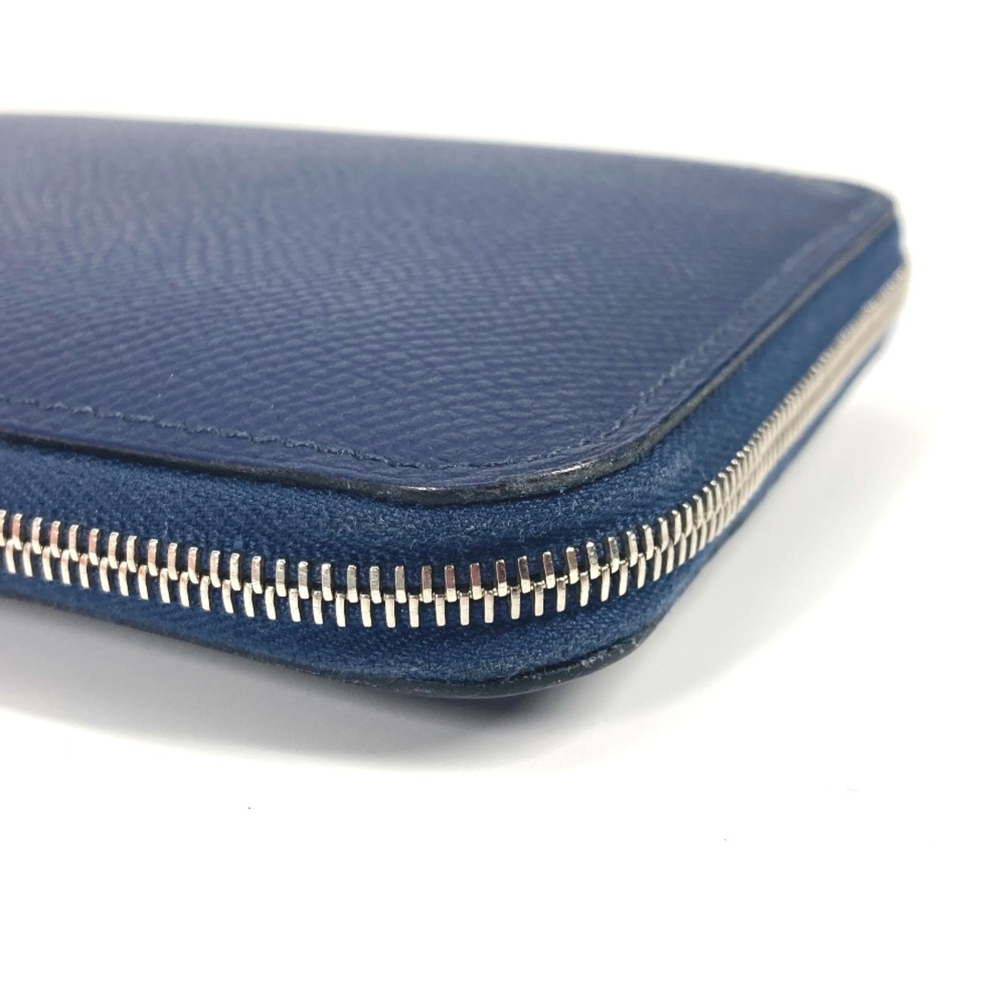 Hermes Long wallet Zip Around Long Wallet Navy