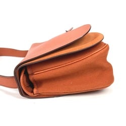 Hermes Shoulder Shoulder Bag Orange SilverHardware