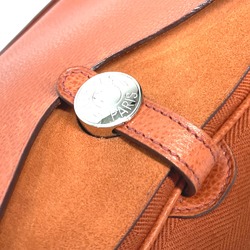 Hermes Shoulder Shoulder Bag Orange SilverHardware