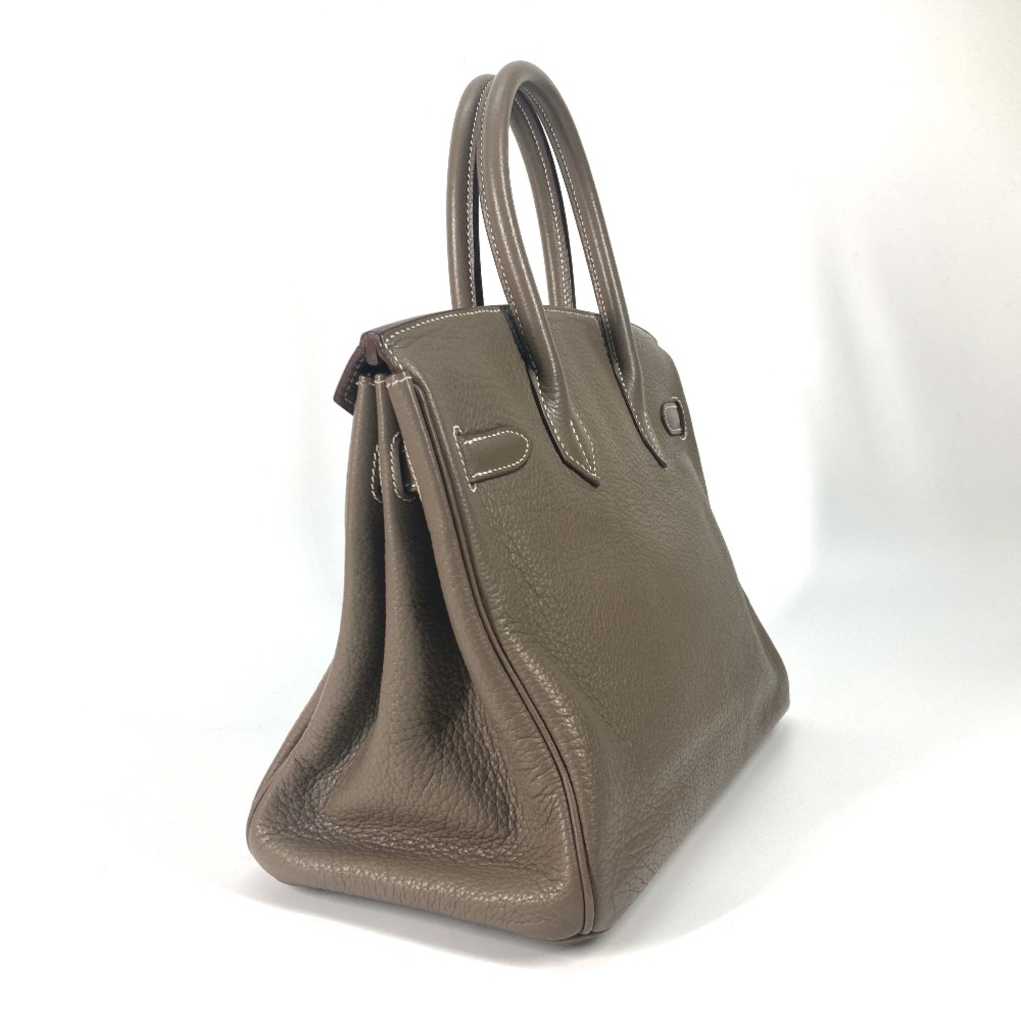 Hermes Bag Tote Bag Hand Bag Etoupe Gray Based SilverHardware