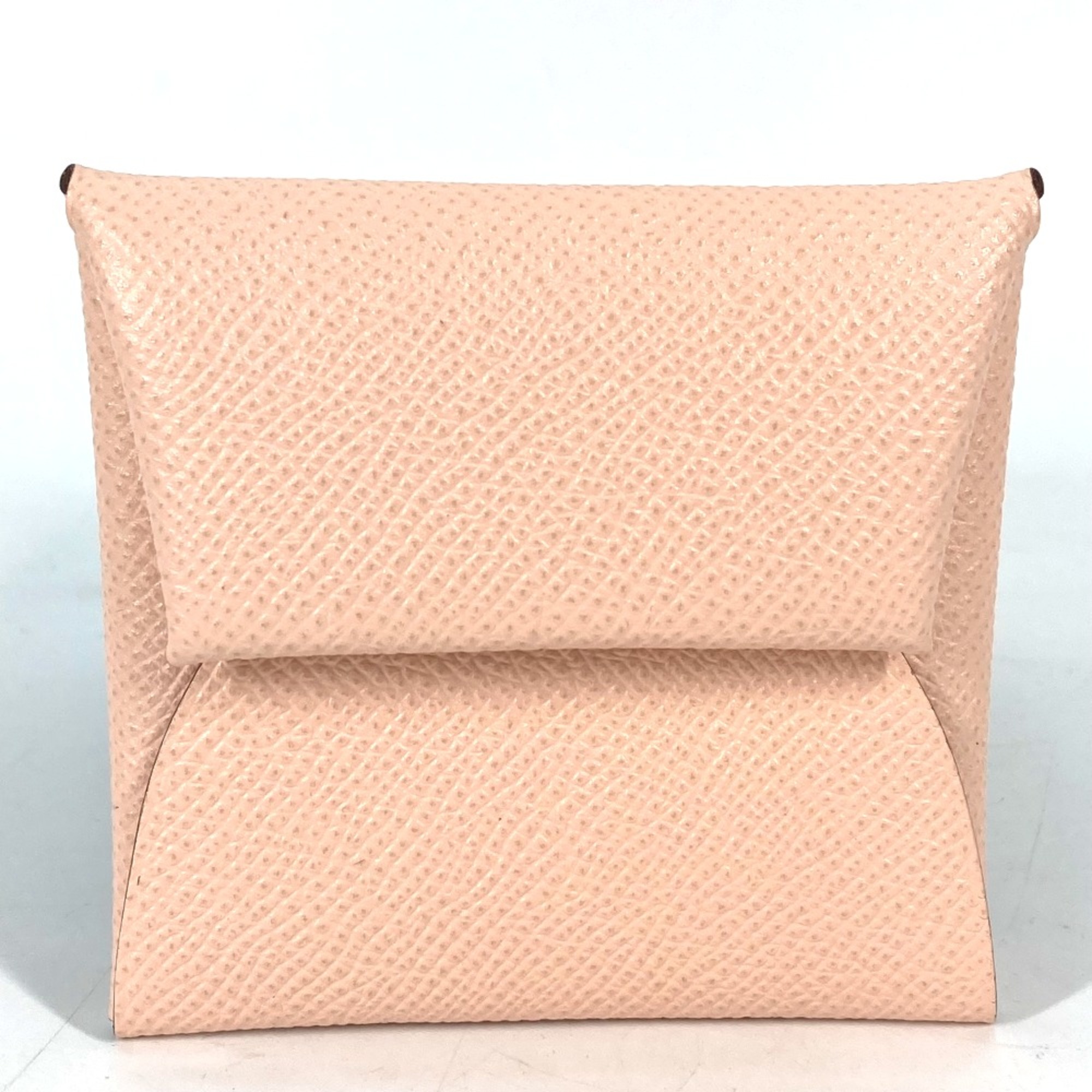 Hermes Wallet Bifold Coin Compartment coin purse Rose Eglantine Pink Based