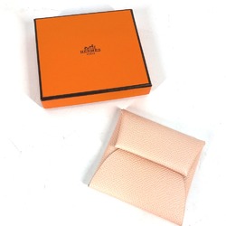 Hermes Wallet Bifold Coin Compartment coin purse Rose Eglantine Pink Based