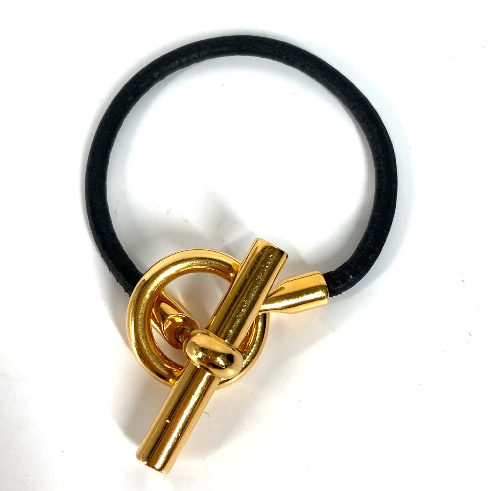 Hermes Accessories Bracelet Black GoldHardware